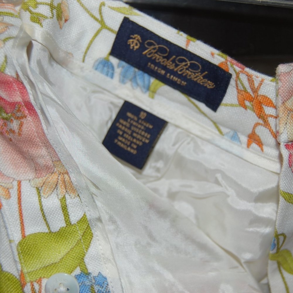 Brooks Brother's Linen Floral Pants